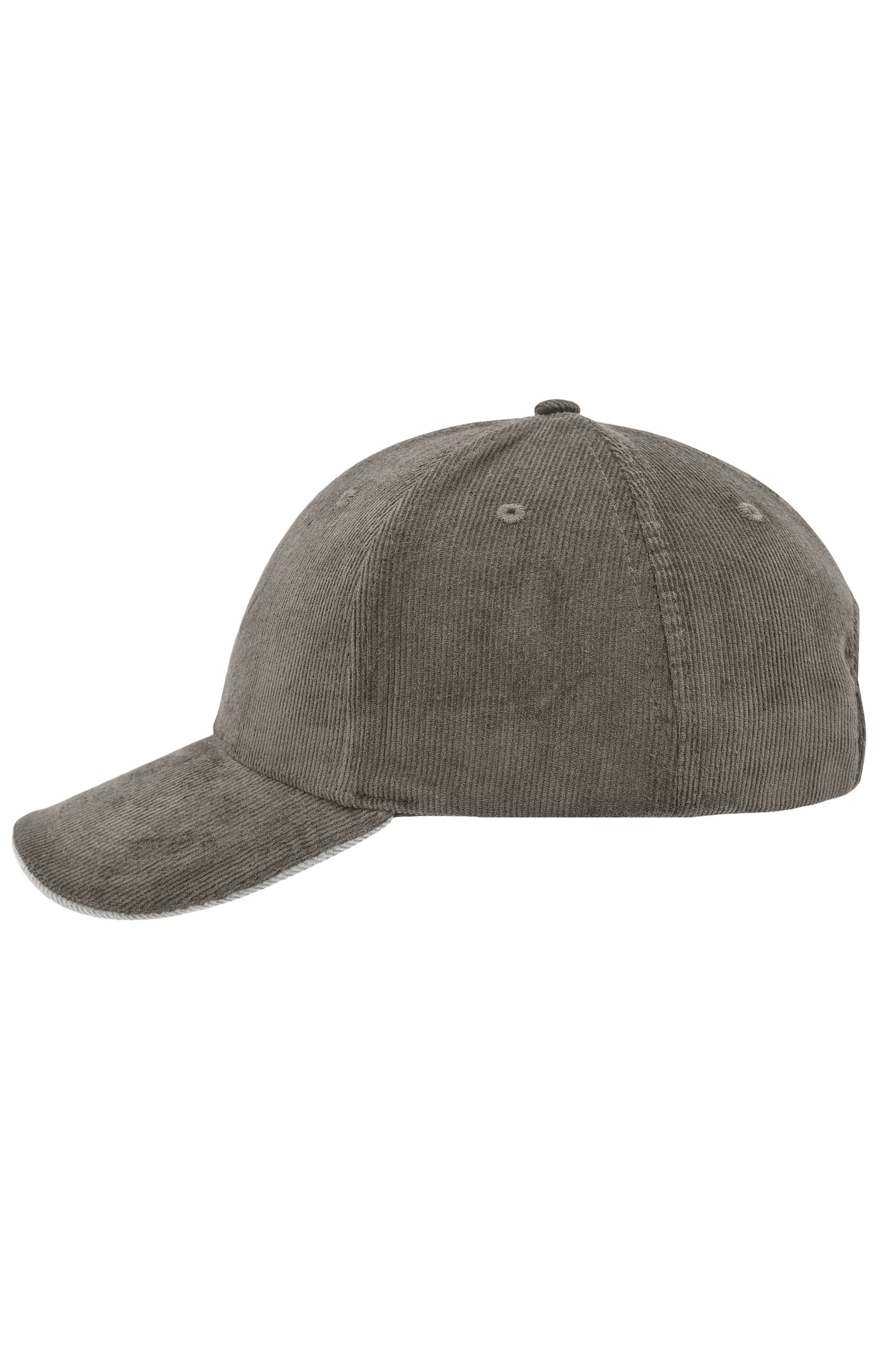 Plage de myrte | MB 6230 Casquette sandwich en velours côtelé à 6 panneaux