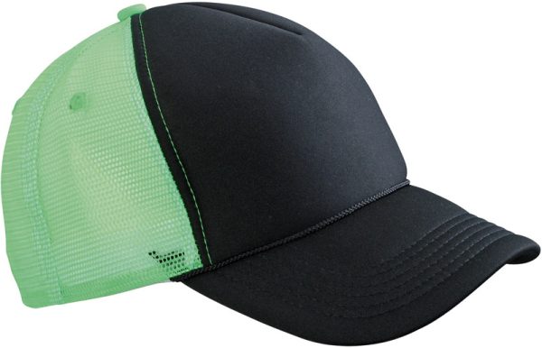 Plage de myrte | MB 6550 Casquette en maille rétro à 5 panneaux