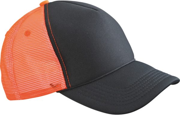 Plage de myrte | MB 6550 Casquette en maille rétro à 5 panneaux