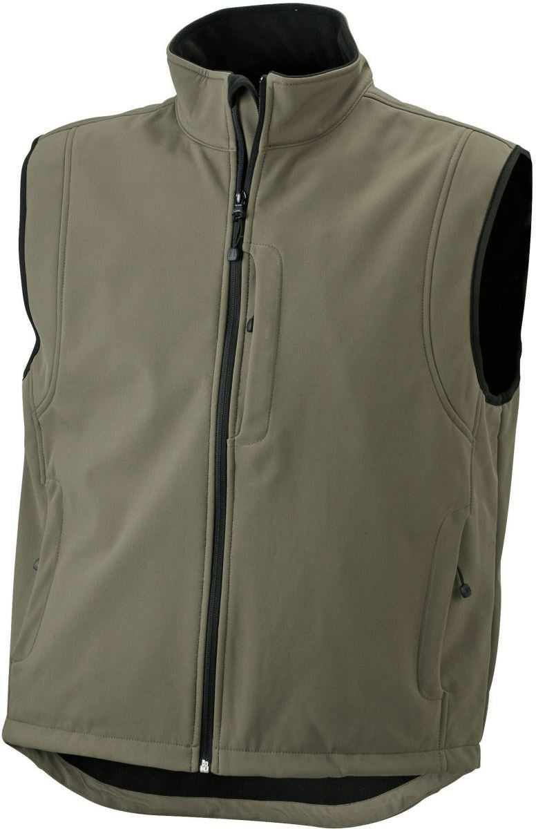James et Nicholson | JN 136 Gilet Softshell 3 couches pour homme