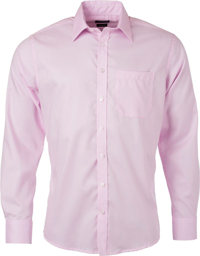 James et Nicholson | JN 682 Micro-Twill Shirt manches longues