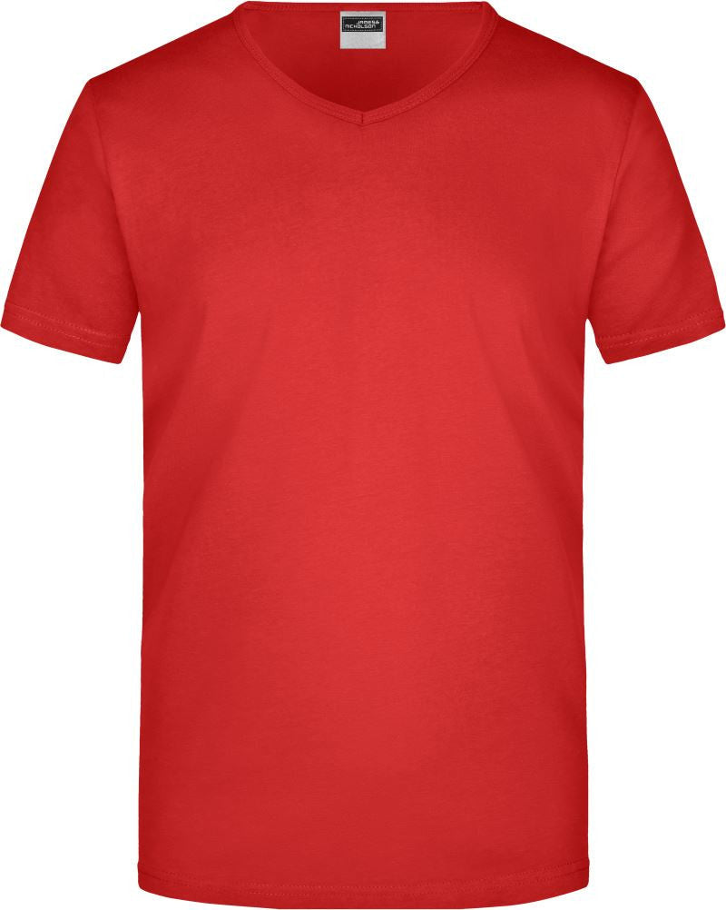 James et Nicholson | JN 912 T-shirt ajusté à col en V pour homme