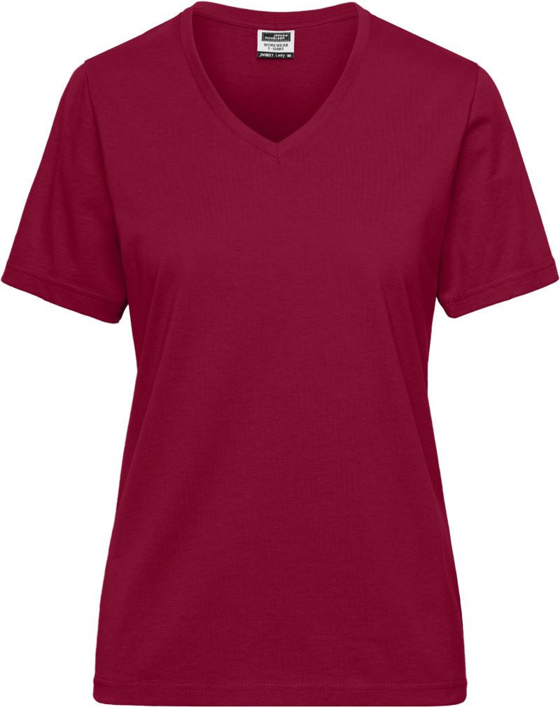 James et Nicholson | T-shirt bio workwear femme JN 1807 uni