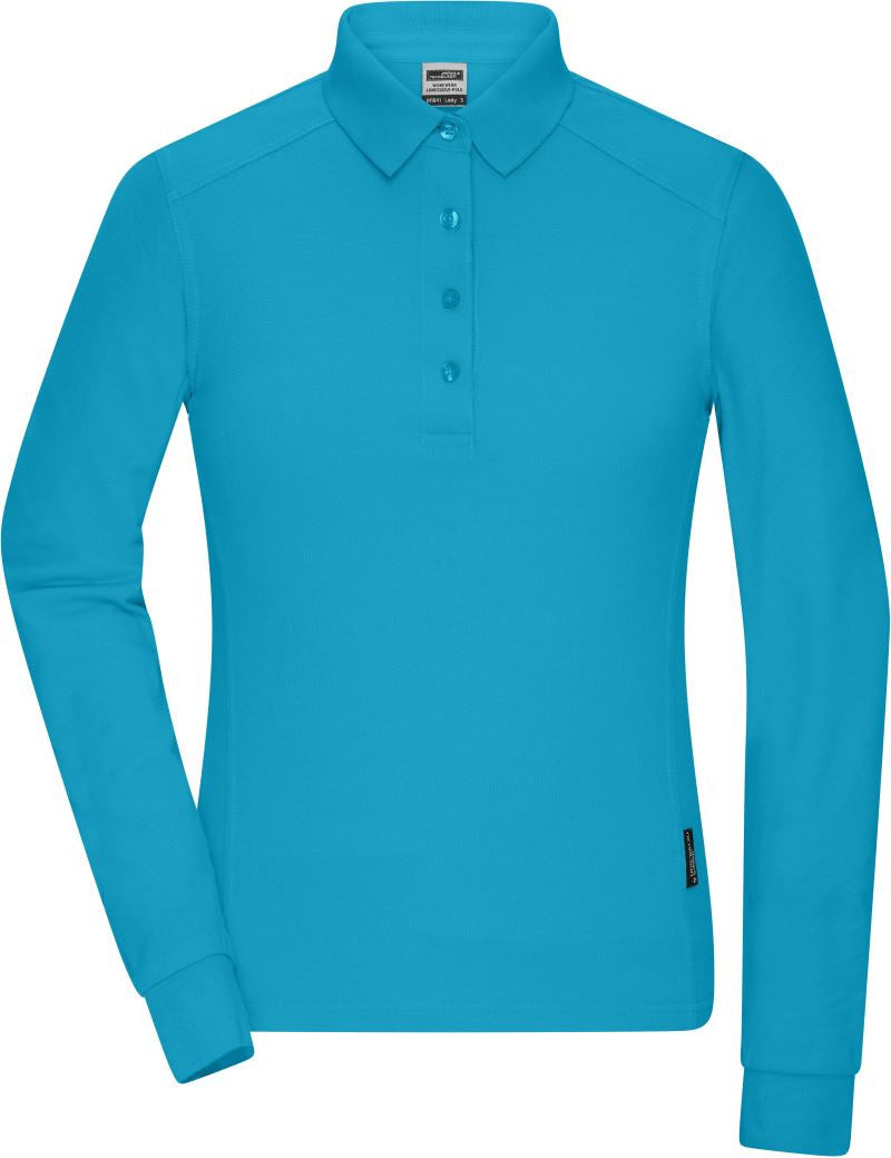 James & Nicholson | JN 1841 Ladies' Workwear Polo long-sleeve