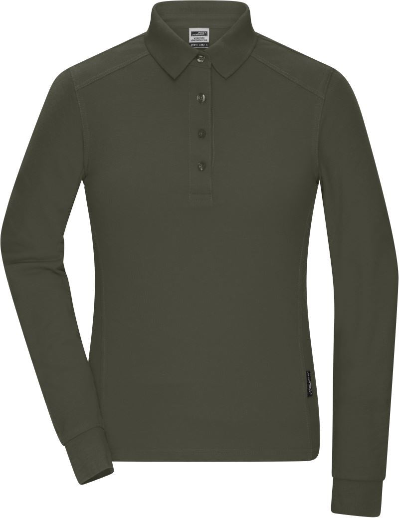 James & Nicholson | JN 1841 Ladies' Workwear Polo long-sleeve