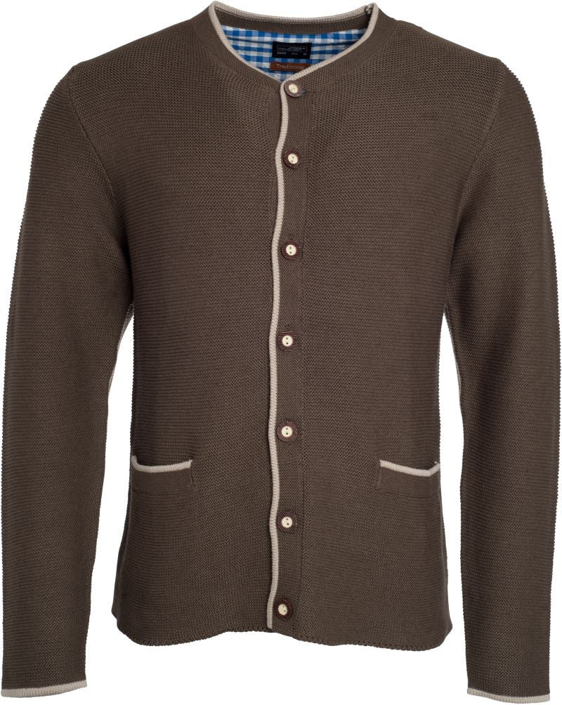 James et Nicholson | JN 640 Veste en tricot pour homme au look costume traditionnel