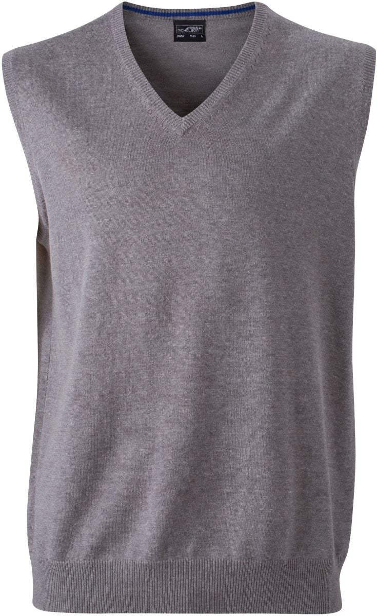 James et Nicholson | JN 657 Pull à col en V pour homme sans manches