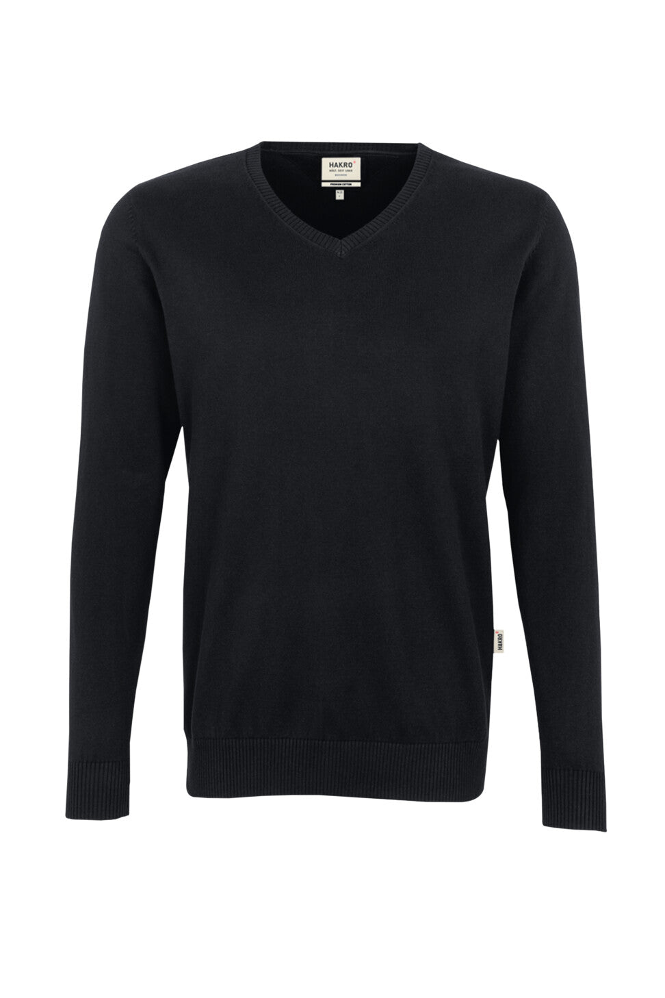 HAKRO PULL COL EN V COTON PREMIUM (NO.143)