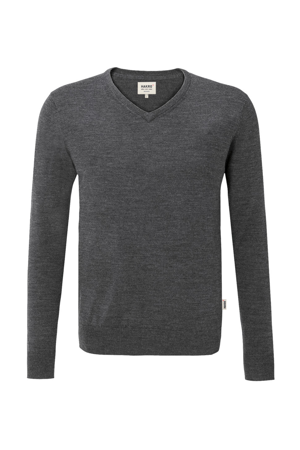 HAKRO MEN'S V-NECK PULLOVER MERINO WOOL (NO.144)