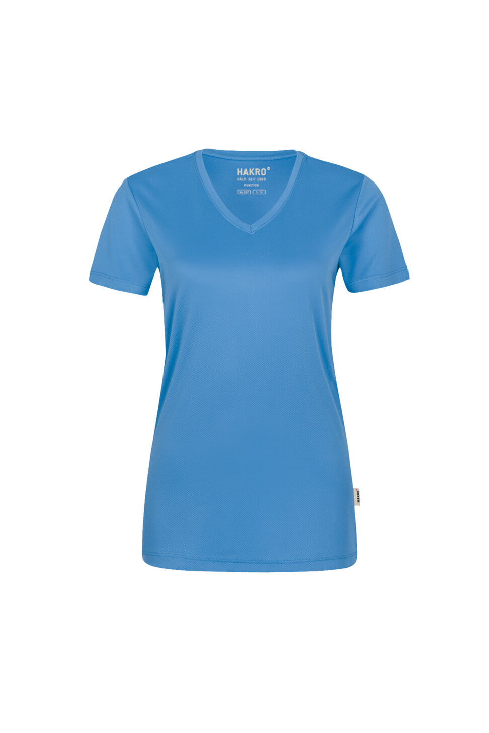 HAKRO LADIES V-NECK SHIRT COOLMAX® (NO.187)