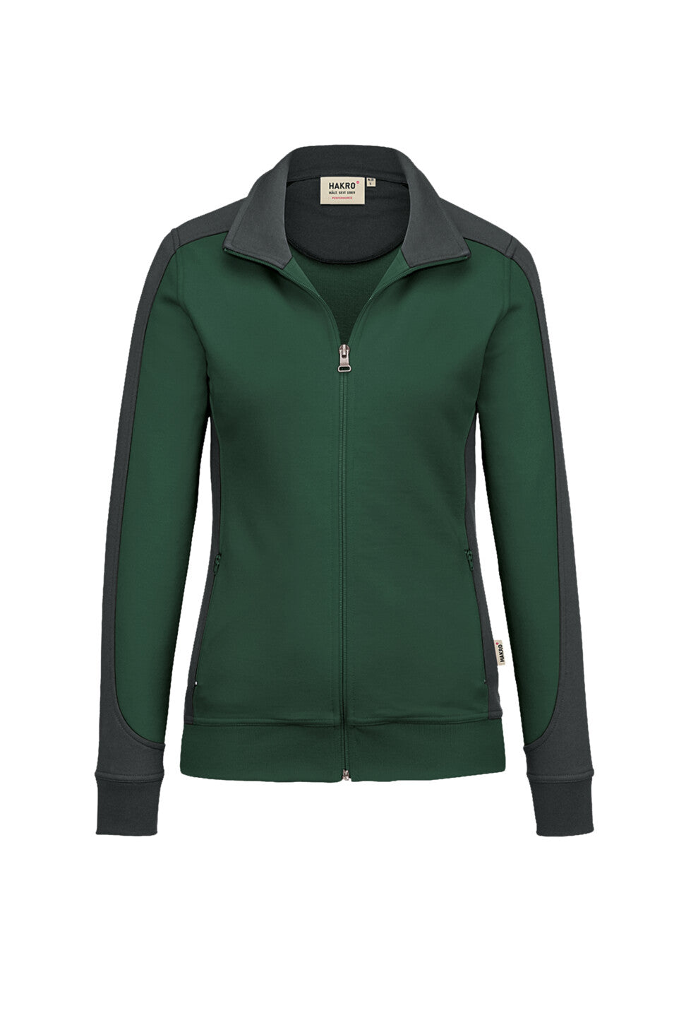 HAKRO LADIES SWEAT JACKET CONTRAST MIKRALINAR® (NO.277)