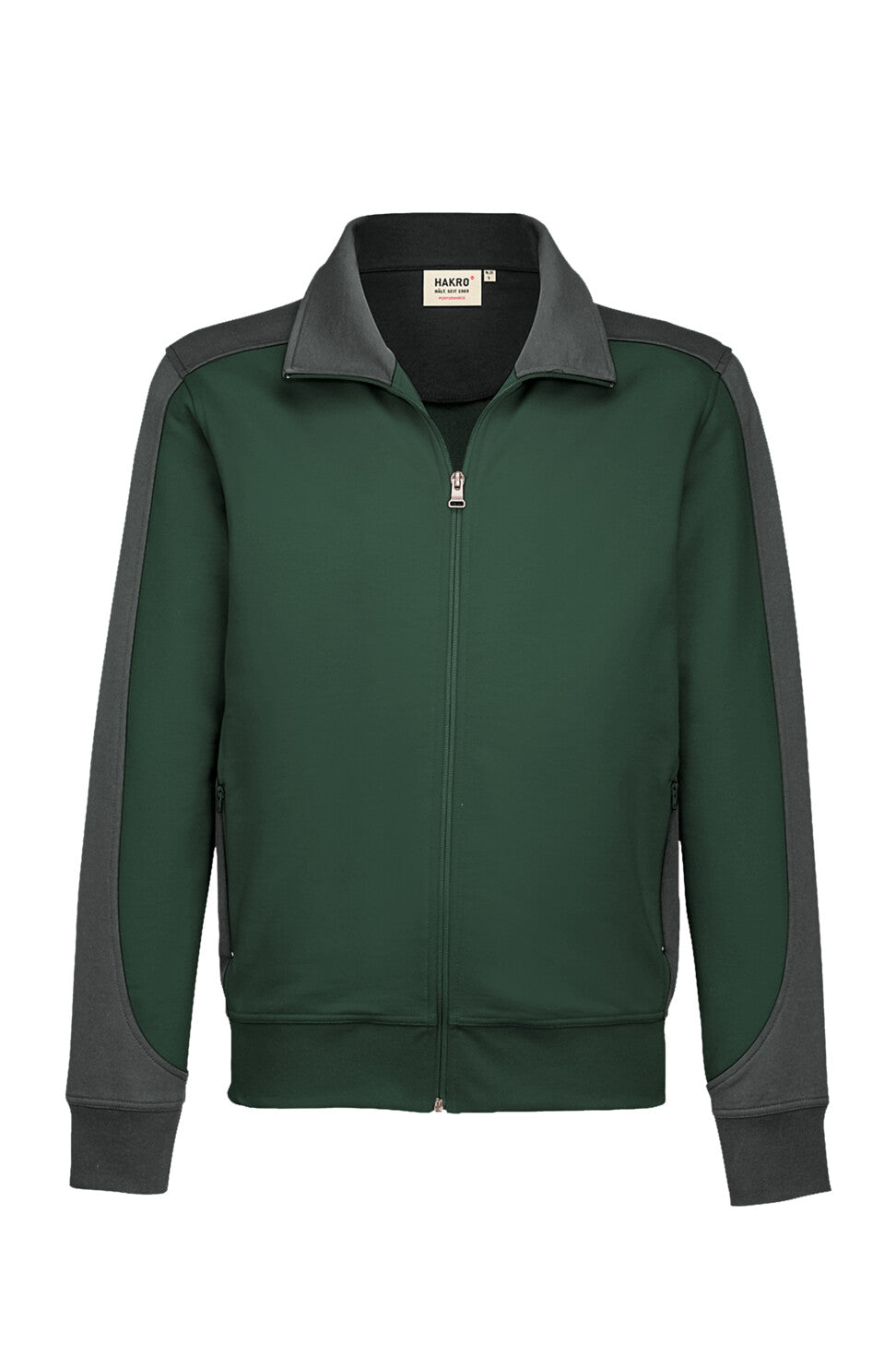 HAKRO VESTE SWEAT HOMME CONTRASTE MIKRALINAR® (NO.477)