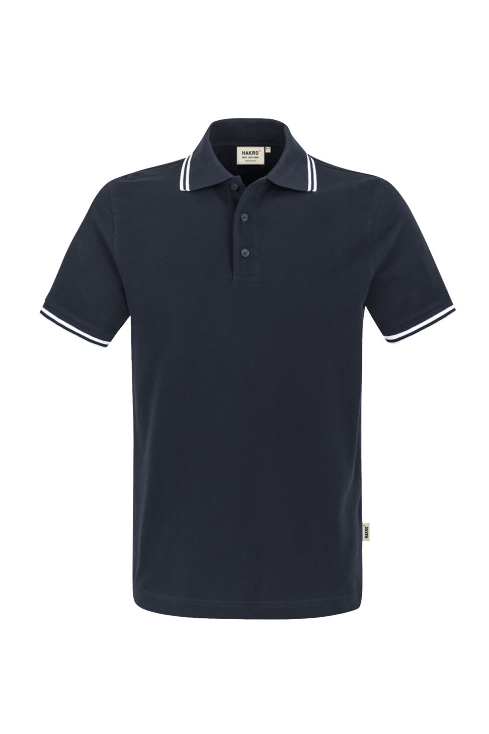 HAKRO MEN'S POLO SHIRT TWIN-STRIPE (NO.805)