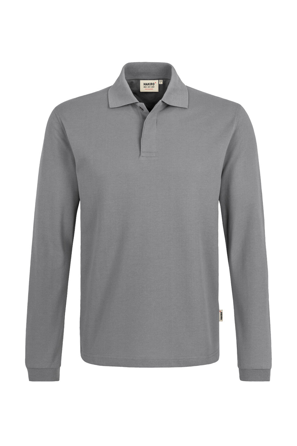 HAKRO MEN'S LONG-SLEEVED POLO SHIRT HACCP MIKRALINAR® (NO.821)