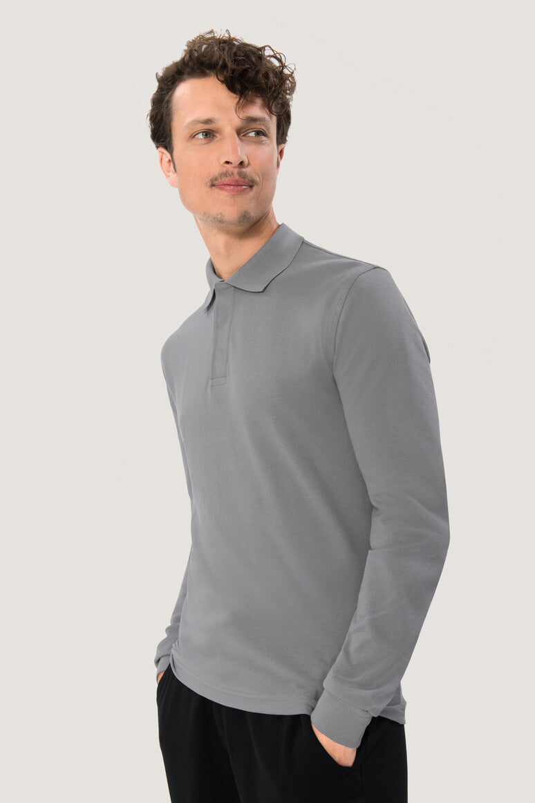 HAKRO POLO À MANCHES LONGUES POUR HOMME HACCP MIKRALINAR® (NO.821)