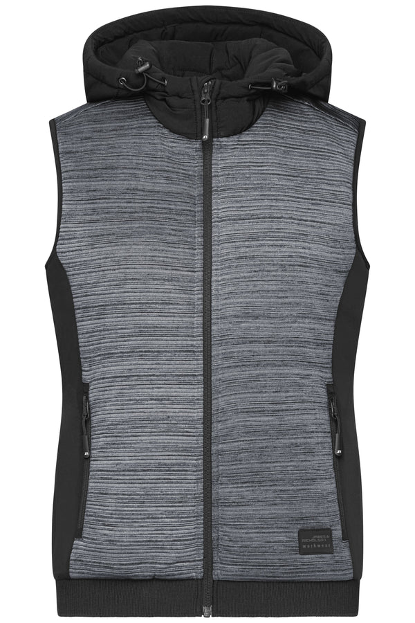 Ladies' Padded Hybrid Vest (JN1847)