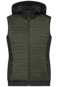 Ladies' Padded Hybrid Vest (JN1847)