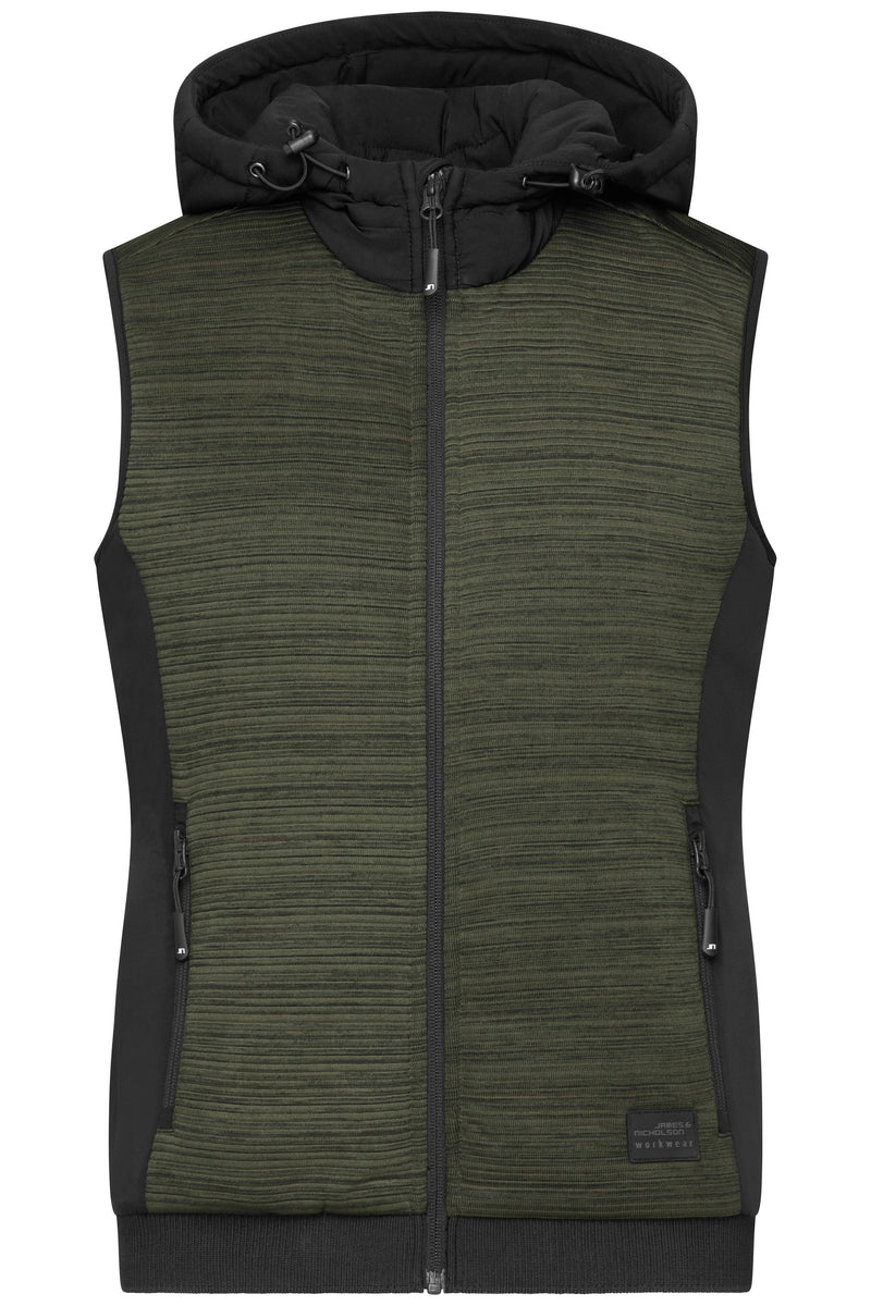 Ladies' Padded Hybrid Vest (JN1847)