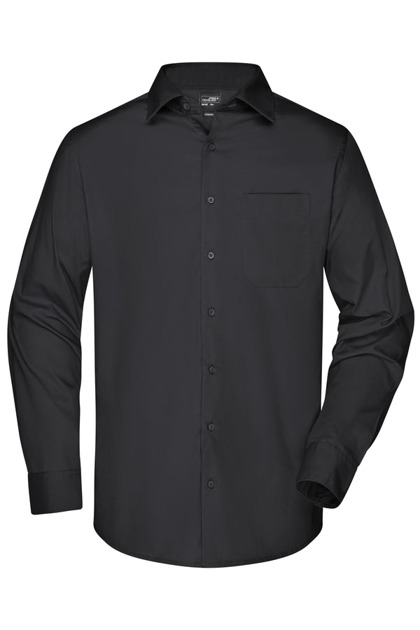 Chemise d'affaires à manches longues pour hommes (JN642)