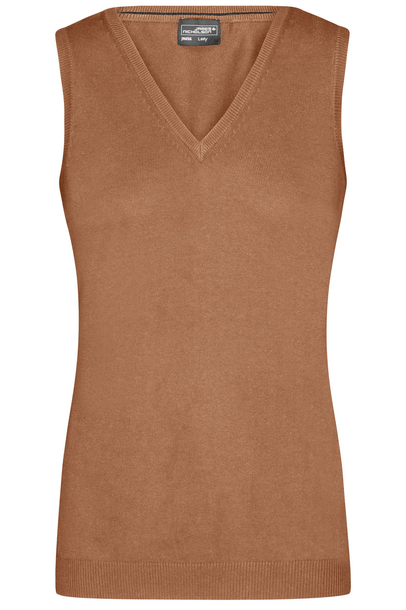 Ladies' V-Neck Pullunder (JN656)