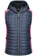 Gilet hybride tricoté pour dames (JN767)