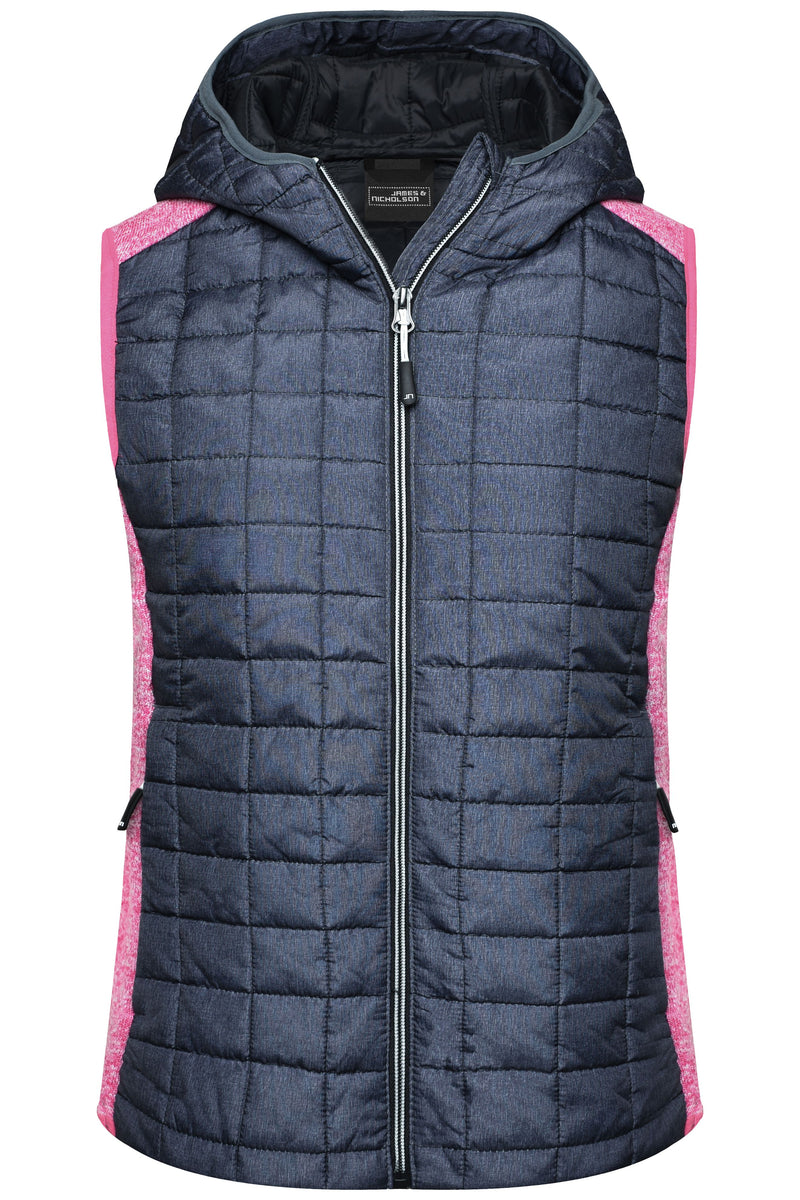 Gilet hybride tricoté pour dames (JN767)