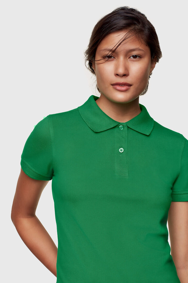 HAKRO LADIES POLO SHIRT TOP (NO.224) (PART 2 XS-6XL)