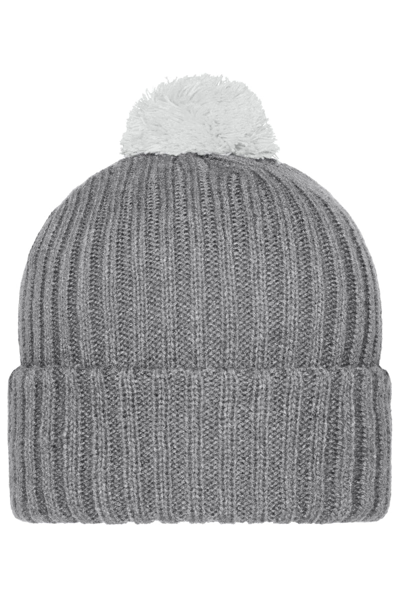 Myrtle Beach | MB 7540 Knitted Cap with Pompon