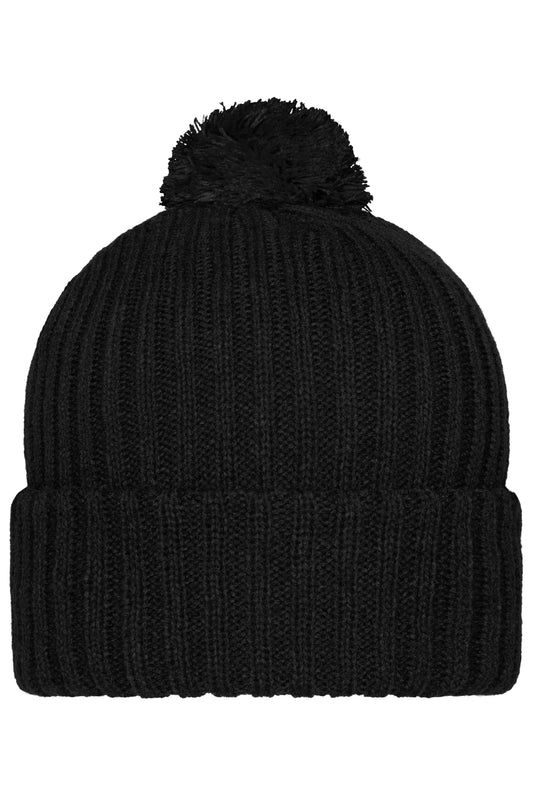 Plage de myrte | MB 7540 Bonnet tricoté avec pompon