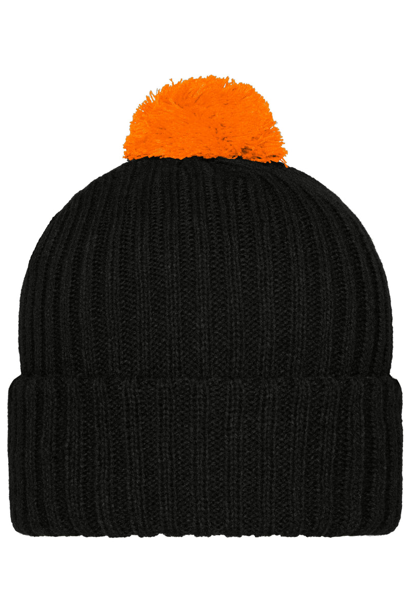 Myrtle Beach | MB 7540 Knitted Cap with Pompon