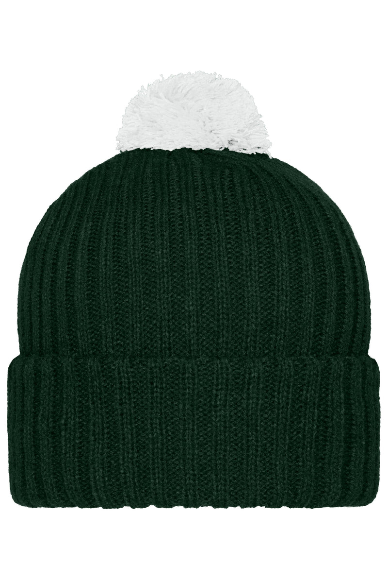 Myrtle Beach | MB 7540 Knitted Cap with Pompon