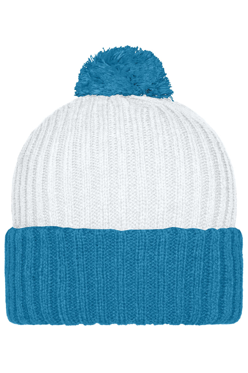 Myrtle Beach | MB 7540 Knitted Cap with Pompon