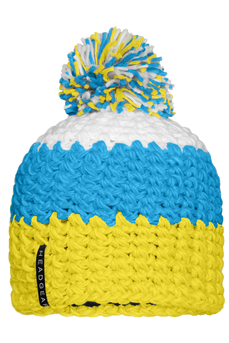 Myrtle Beach | MB 7940 Crocheted Cap with Pompon