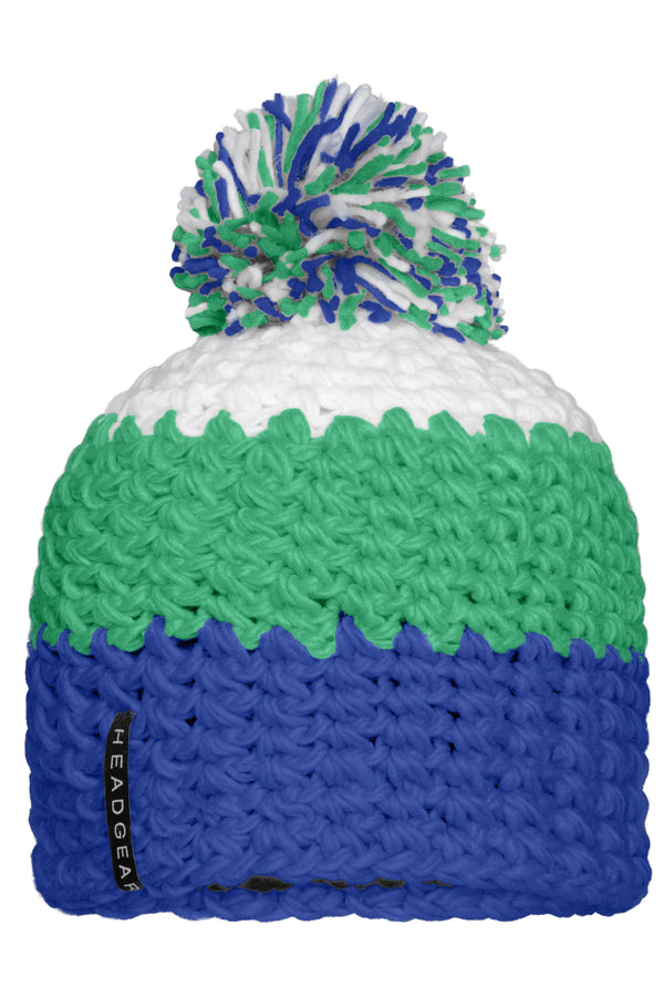 Myrtle Beach | MB 7940 Crocheted Cap with Pompon