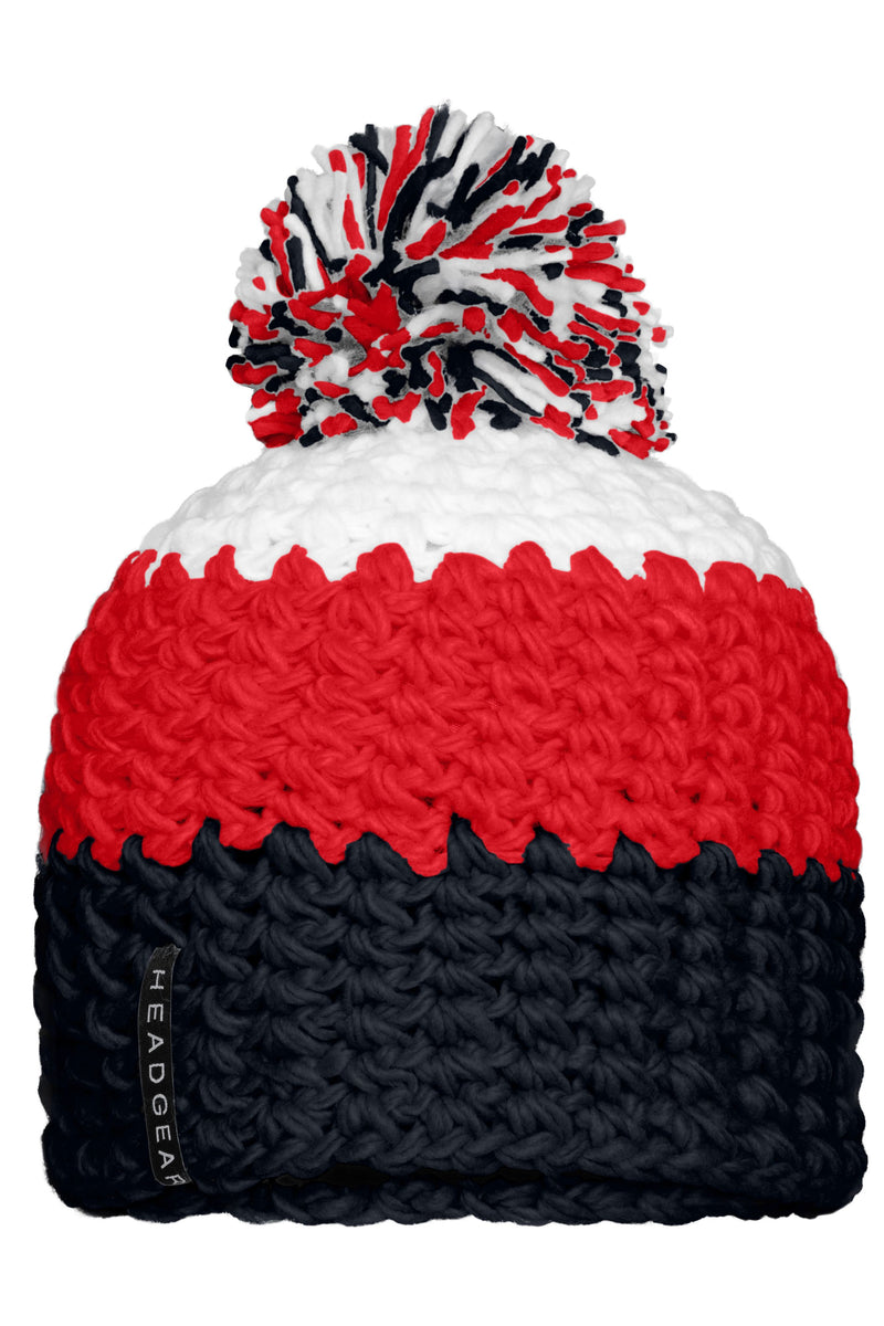 Myrtle Beach | MB 7940 Crocheted Cap with Pompon