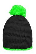 Myrtle Beach | MB 7964 Pompon Hat with Contrast Stripe