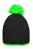 Myrtle Beach | MB 7964 Pompon Hat with Contrast Stripe