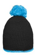 Myrtle Beach | MB 7964 Pompon Hat with Contrast Stripe