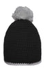 Myrtle Beach | MB 7964 Pompon Hat with Contrast Stripe