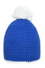Myrtle Beach | MB 7964 Pompon Hat with Contrast Stripe
