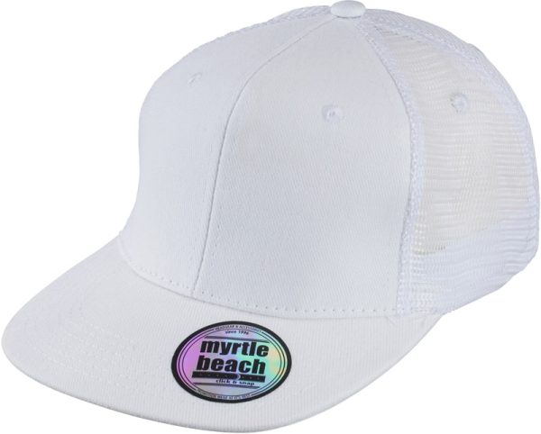 Myrtle Beach | MB 6509 6 Panel Flat Peak Cap