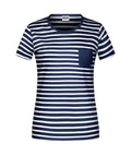 Ladies' T-Shirt Striped (8027)