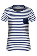 Ladies' T-Shirt Striped (8027)