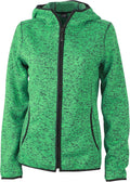 James & Nicholson | JN 588 Ladies' Knitted Fleece Hooded Jacket