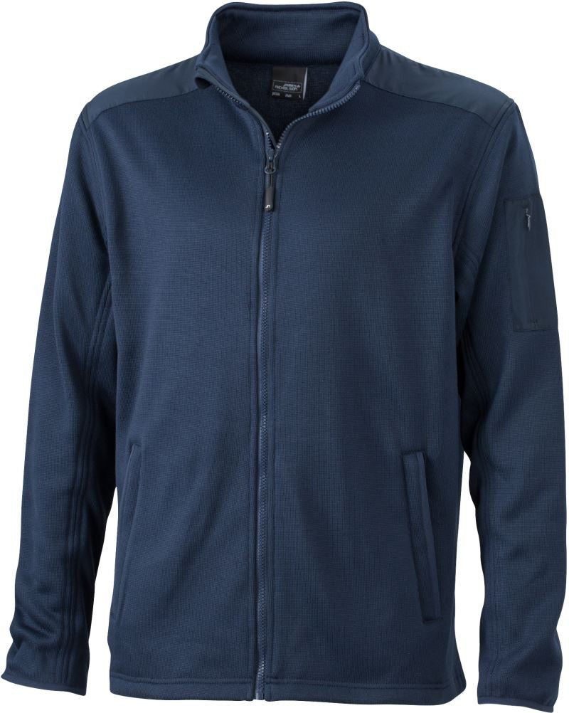 James & Nicholson | JN 591 Men's Knitted Fleece Jacket