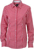 James et Nicholson | JN 616 Popeline Plaid Blouse manches longues