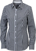 James et Nicholson | JN 616 Popeline Plaid Blouse manches longues