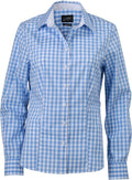 James et Nicholson | JN 616 Popeline Plaid Blouse manches longues