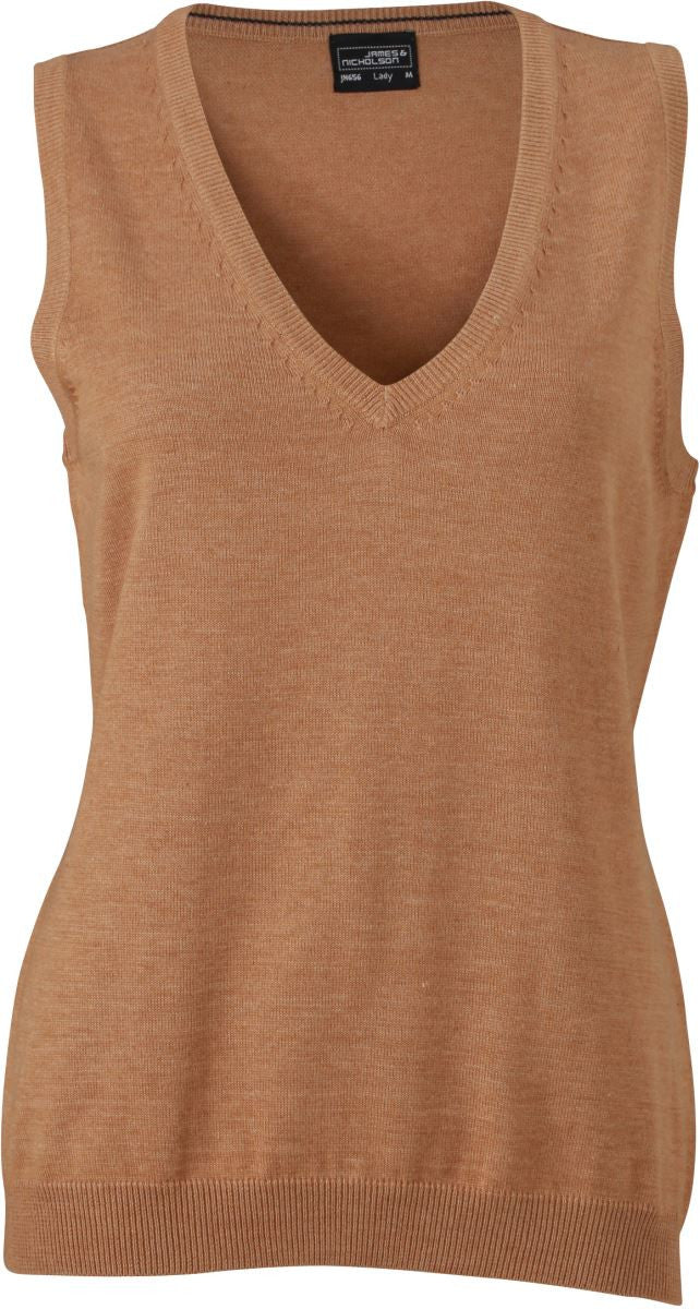 James & Nicholson | JN 656 Ladies' V-Neck Pullover sleeveless