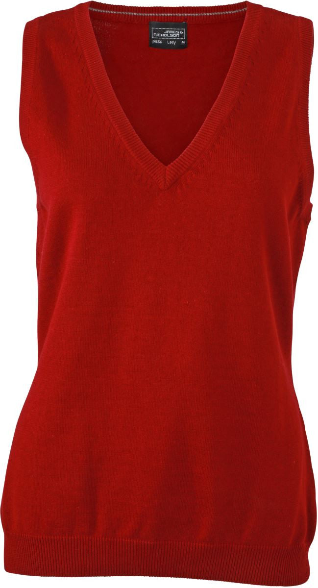 James & Nicholson | JN 656 Ladies' V-Neck Pullover sleeveless